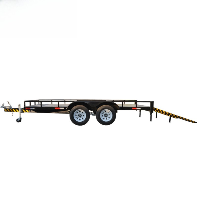 Heavy Equipment Mechanic - Zwarte Tandem Ball Coupler Trailer Zware