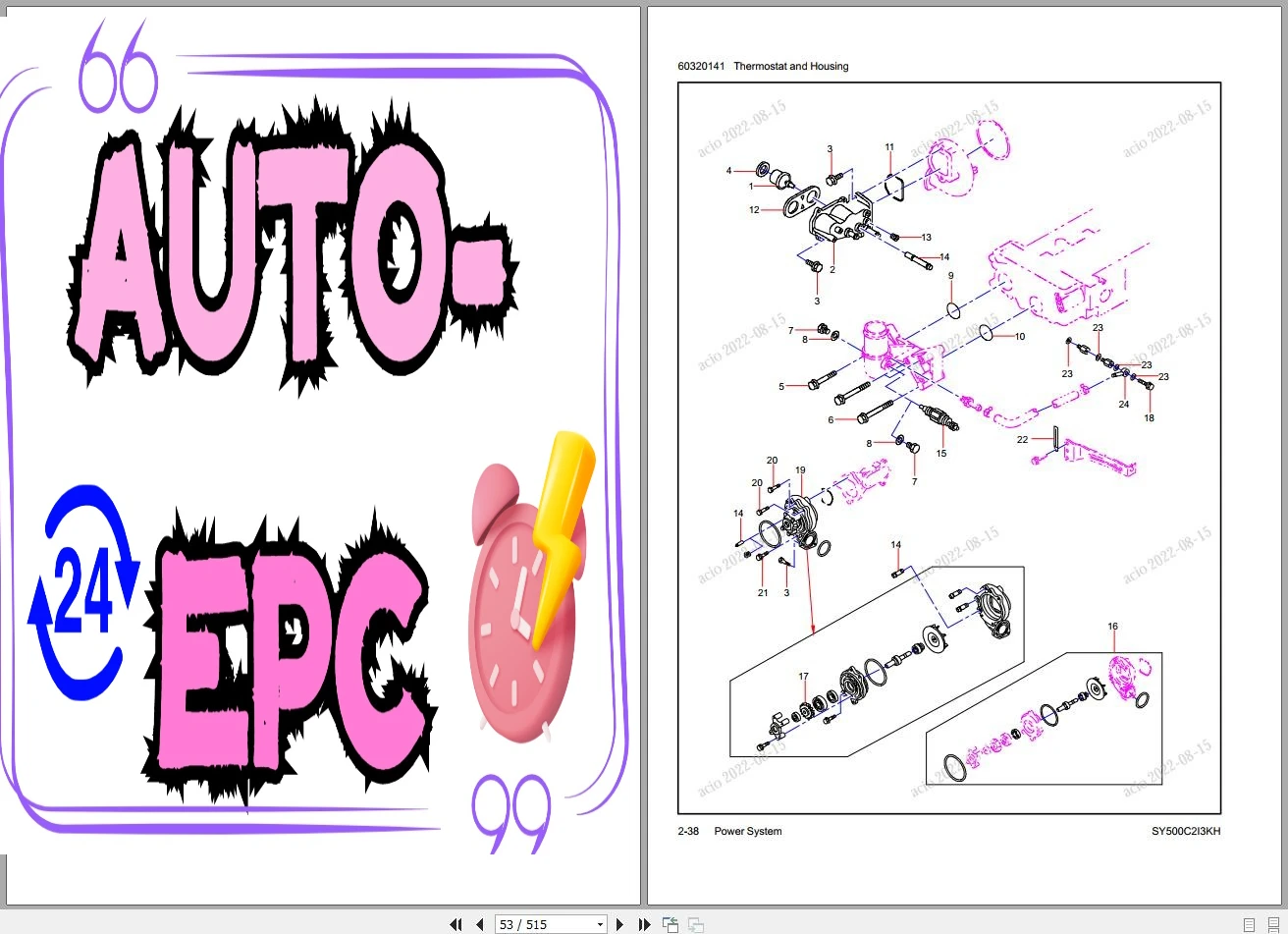 AutoEPC Sany Heavy Equipment P - Heavy Equipment Pdf recensie en prijs