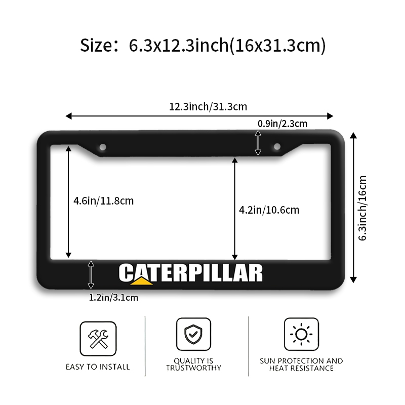 CATERPILLAR Auto Kentekenplaat - Heavy Equipment License recensie en prijs