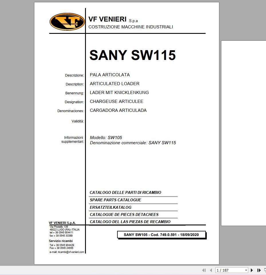 SpecDiag Sany Heavy Equipment  - Heavy Equipment Pdf recensie en prijs
