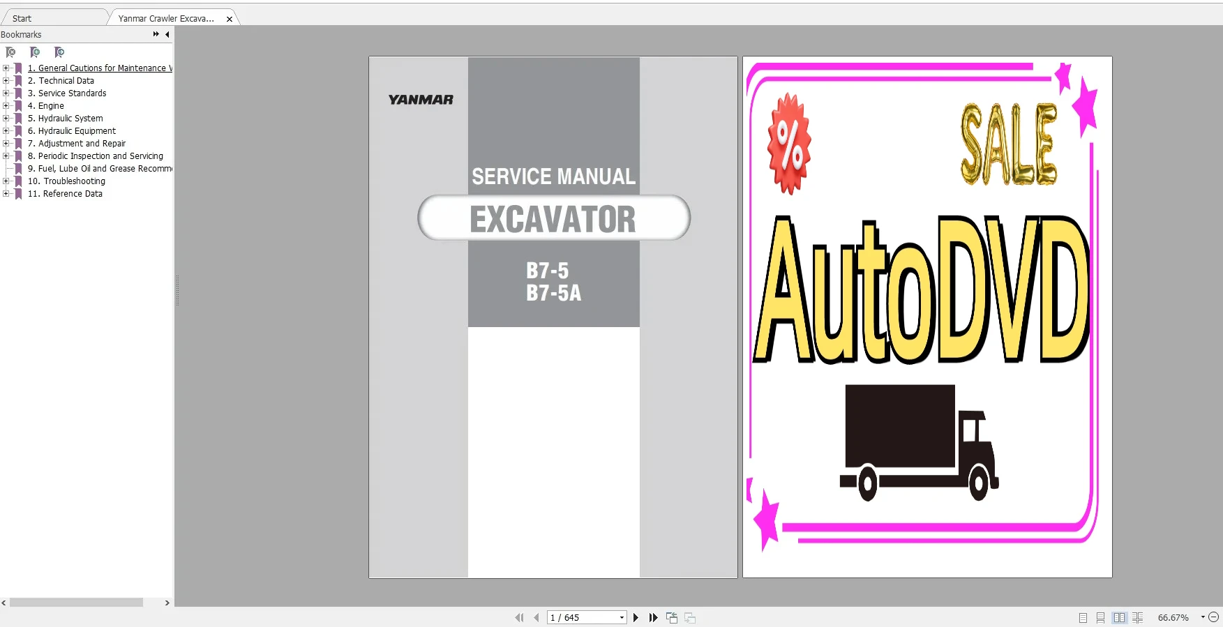 AutoDVD Yanmar Heavy Equipment - Heavy Equipment Pdf recensie en prijs